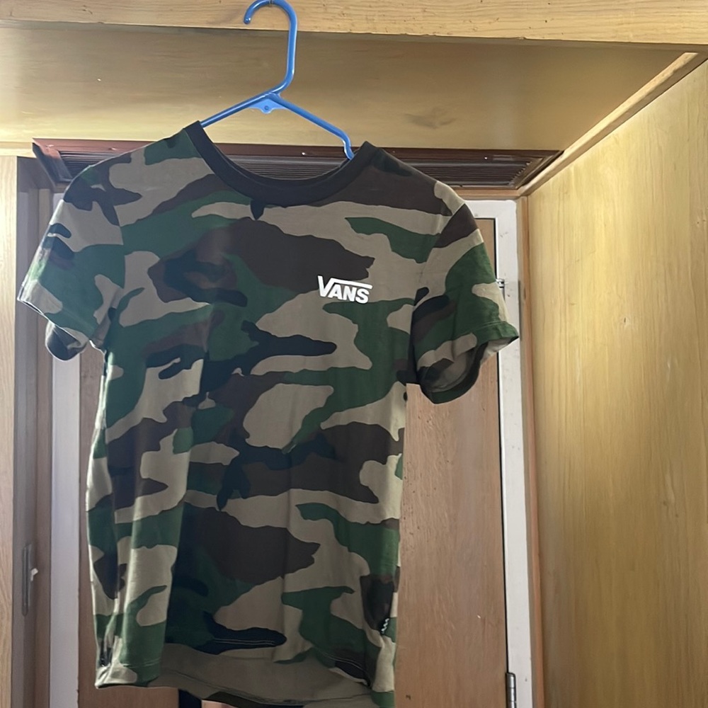 Camo vans shirt
